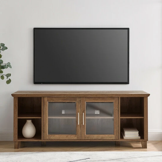 Hot Sale ⭐ Middlebrook Designs Middlebrook 58-inch Transitional Glass Door TV Console Grey Wash ✔️ 3 Hot Sale ⭐ Middlebrook Designs Middlebrook 58-inch Transitional Glass Door TV Console Grey Wash ✔️