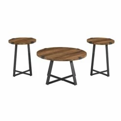 Flash Sale ⌛ Middlebrook Designs Middlebrook Barnett 3-Piece Round Metal Wrap Table Set Rustic Oak ⭐ -Middlebrook Sales unnamed file 1981