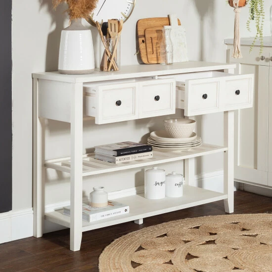 Promo ⭐ Middlebrook Designs Middlebrook Solid Wood 48-inch 2-drawer Buffet White 🛒 5 Promo ⭐ Middlebrook Designs Middlebrook Solid Wood 48-inch 2-drawer Buffet White 🛒 - Image 3