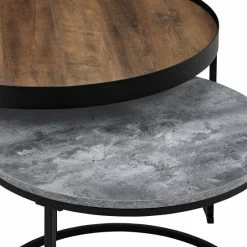 Best Pirce 🔔 Middlebrook Designs Two-Tone Nesting Table Set Dark Walnut / English Oak 😉 -Middlebrook Sales unnamed file 2022