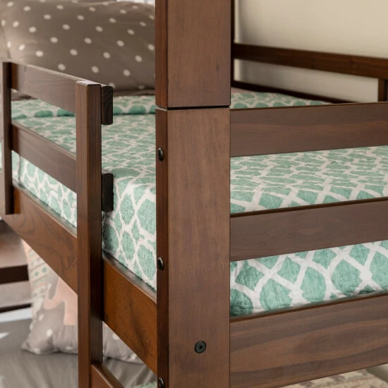 Best Sale ๐ฅ Middlebrook Designs Middlebrook Browning Solid Wood Twin Triple Bunk Bed Walnut ๐ 5 Best Sale ๐ฅ Middlebrook Designs Middlebrook Browning Solid Wood Twin Triple Bunk Bed Walnut ๐ - Image 3