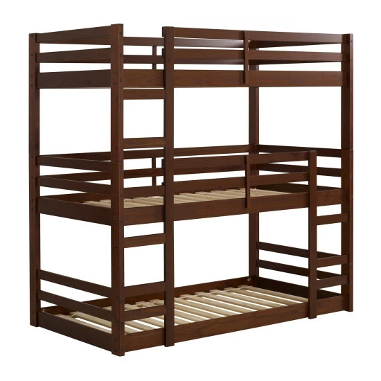 Best Sale ๐ฅ Middlebrook Designs Middlebrook Browning Solid Wood Twin Triple Bunk Bed Walnut ๐ 9 Best Sale ๐ฅ Middlebrook Designs Middlebrook Browning Solid Wood Twin Triple Bunk Bed Walnut ๐ - Image 7