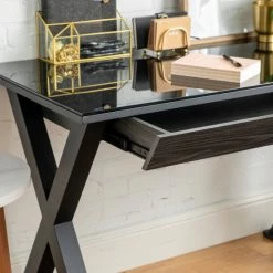 Coupon 😀 Middlebrook Designs Middlebrook Black X-frame Computer Desk ✔️ -Middlebrook Sales unnamed file 2071