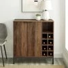 Discount 🎉 Middlebrook Designs Middlebrook Trosa Bar Cabinet With Bottle Storage Teak 🌟
