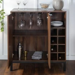 Discount 🎉 Middlebrook Designs Middlebrook Trosa Bar Cabinet With Bottle Storage Teak 🌟 -Middlebrook Sales unnamed file 2092