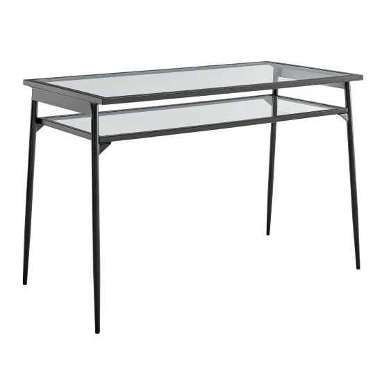 Hot Sale ๐งจ Middlebrook Designs Middlebrook 48-inch Metal And Glass Two-Tier Desk Gold ๐ 6 Hot Sale ๐งจ Middlebrook Designs Middlebrook 48-inch Metal And Glass Two-Tier Desk Gold ๐ - Image 4