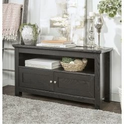 Alternative view of Top 10 🎉 Middlebrook Designs Middlebrook Castalia 44-inch 2-Door TV Console - Black ⭐