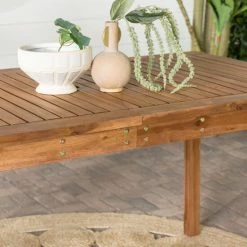 New 👏 Middlebrook Designs Middlebrook Surfside Acacia Wood Outdoor Dining Table Dark Brown 💯 -Middlebrook Sales unnamed file 2151