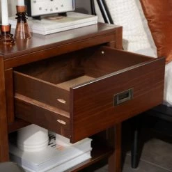 Outlet 👍 Middlebrook Designs Middlebrook Solid Wood Modern 1-Drawer Nightstand Black 😍 -Middlebrook Sales unnamed file 2181