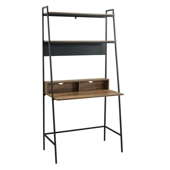 Flash Sale ๐ Middlebrook Designs Middlebrook Lahuri Metal Frame Ladder Shelf Desk Grey Wash ๐ 6 Flash Sale ๐ Middlebrook Designs Middlebrook Lahuri Metal Frame Ladder Shelf Desk Grey Wash ๐ - Image 4