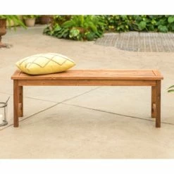 New ๐ Middlebrook Designs Middlebrook Surfside 53-inch Acacia Wood Outdoor Bench ๐คฉ