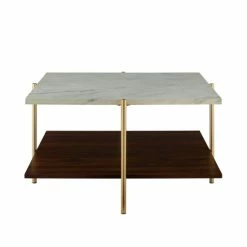 Hot Sale 🔔 Middlebrook Designs Madsen 32-inch Square Faux Marble Coffee Table 😀 -Middlebrook Sales unnamed file 2251