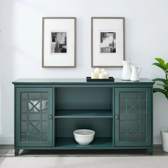 Cheap 😍 Middlebrook Designs Middlebrook Loches 60-inch 2-Door Fretwork Sideboard Antique White 💯 4 Cheap 😍 Middlebrook Designs Middlebrook Loches 60-inch 2-Door Fretwork Sideboard Antique White 💯 - Image 2