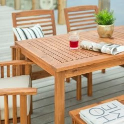 Top 10 👍 Middlebrook Designs Middlebrook Surfside 7-piece Acacia Wood Outdoor Dining Set Brown 🧨 -Middlebrook Sales unnamed file 2281