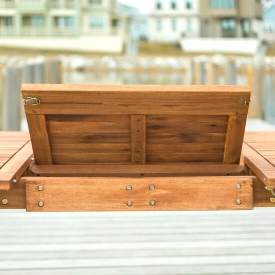 Best Sale โ๏ธ Middlebrook Designs Middlebrook Surfside 7-Piece Acacia Outdoor Extension Dining Set ๐ 8 Best Sale โ๏ธ Middlebrook Designs Middlebrook Surfside 7-Piece Acacia Outdoor Extension Dining Set ๐ - Image 6