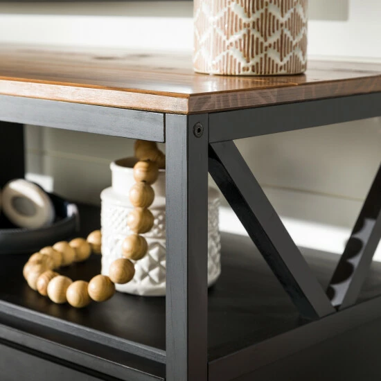 Outlet ๐ Middlebrook Designs Middlebrook 60-inch Rustic 3-Drawer TV Console Black / Rustic Oak ๐ฅฐ 10 Outlet ๐ Middlebrook Designs Middlebrook 60-inch Rustic 3-Drawer TV Console Black / Rustic Oak ๐ฅฐ - Image 8