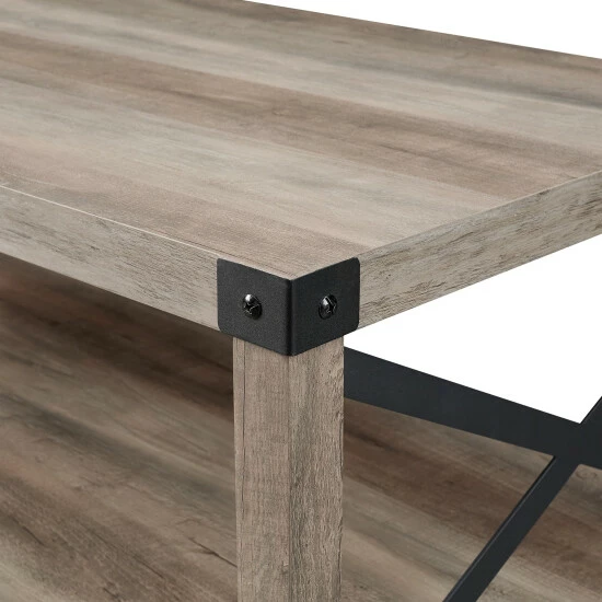 Flash Sale 🔔 Middlebrook Designs 3-piece Coffee Table And Side Table Set Grey Wash 🎉 8 Flash Sale 🔔 Middlebrook Designs 3-piece Coffee Table And Side Table Set Grey Wash 🎉 - Image 6