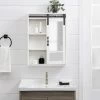 Brand new 😍 Middlebrook Designs Sliding Mirror Door Vanity Cabinet Grey Wash 🤩 -Middlebrook Sales unnamed file 2335