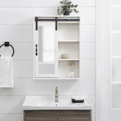 Brand new 😍 Middlebrook Designs Sliding Mirror Door Vanity Cabinet Grey Wash 🤩 -Middlebrook Sales unnamed file 2337