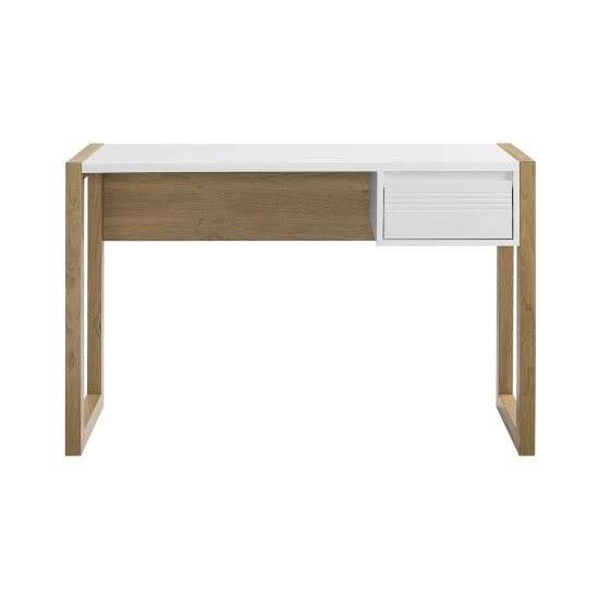 Promo ๐ Middlebrook Designs Middlebrook Two-Tone One-Drawer Writing Desk English Oak / White ๐ 5 Promo ๐ Middlebrook Designs Middlebrook Two-Tone One-Drawer Writing Desk English Oak / White ๐ - Image 3