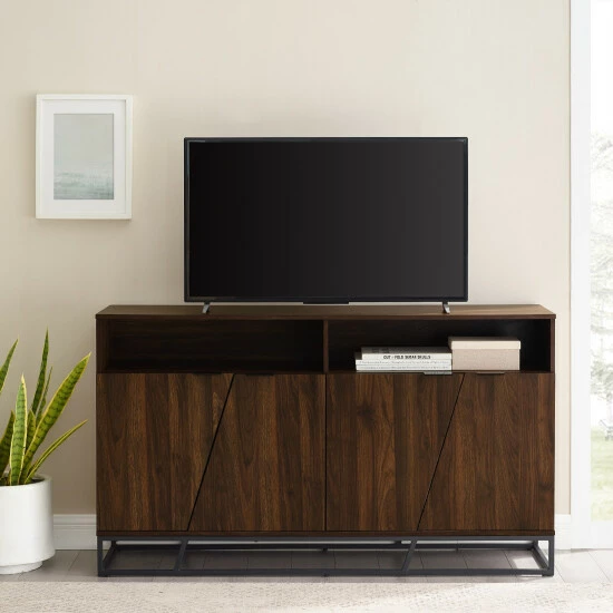 Cheap 🛒 Middlebrook Designs Middlebrook 58-inch Urban Angle Door Sideboard Dark Walnut 🌟 3 Cheap 🛒 Middlebrook Designs Middlebrook 58-inch Urban Angle Door Sideboard Dark Walnut 🌟