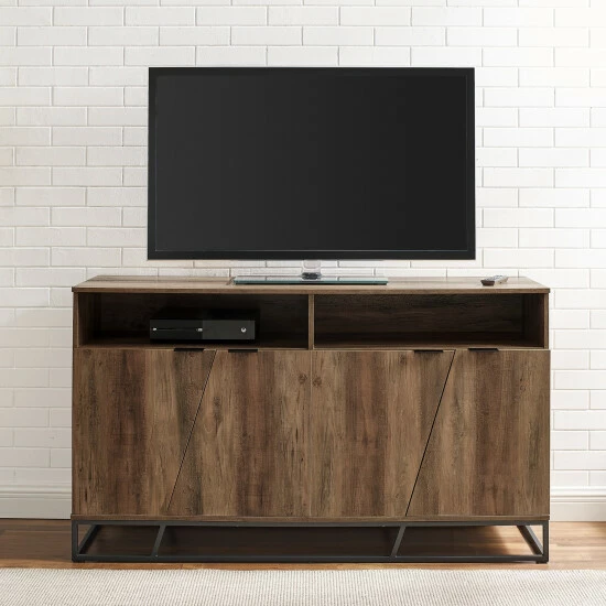 Cheap 🛒 Middlebrook Designs Middlebrook 58-inch Urban Angle Door Sideboard Dark Walnut 🌟 4 Cheap 🛒 Middlebrook Designs Middlebrook 58-inch Urban Angle Door Sideboard Dark Walnut 🌟 - Image 2