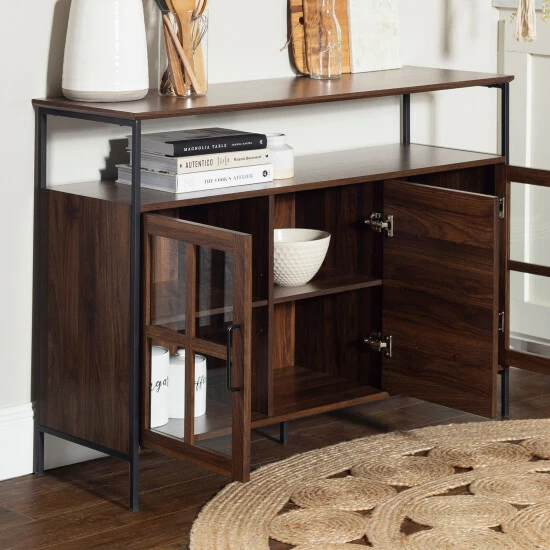 Cheap ๐ Middlebrook Designs Middlebrook Urban Industrial 3-door Buffet Dark Walnut ๐ 7 Cheap ๐ Middlebrook Designs Middlebrook Urban Industrial 3-door Buffet Dark Walnut ๐ - Image 5