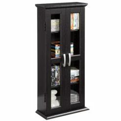 Flash Sale 🥰 Middlebrook Designs Middlebrook 41-inch Tall Media Storage Tower Cabinet Black ⌛ -Middlebrook Sales unnamed file 2397