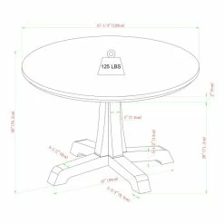 Best deal 🥰 Middlebrook Designs Middlebrook Rustic Round Dining Table With Pedestal Base Black ✔️ 17 Best deal 🥰 Middlebrook Designs Middlebrook Rustic Round Dining Table With Pedestal Base Black ✔️ -Middlebrook Sales unnamed file 2422