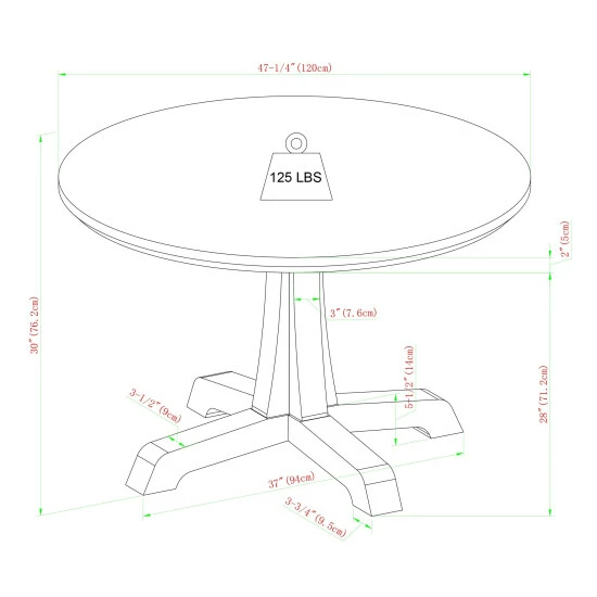 Best deal 🥰 Middlebrook Designs Middlebrook Rustic Round Dining Table With Pedestal Base Black ✔️ 10 Best deal 🥰 Middlebrook Designs Middlebrook Rustic Round Dining Table With Pedestal Base Black ✔️ - Image 8