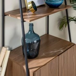 Coupon 👍 Middlebrook Designs Middlebrook Lahuri 72-inch Ladder Storage Bookshelf Dark Walnut 🎁 -Middlebrook Sales unnamed file 244