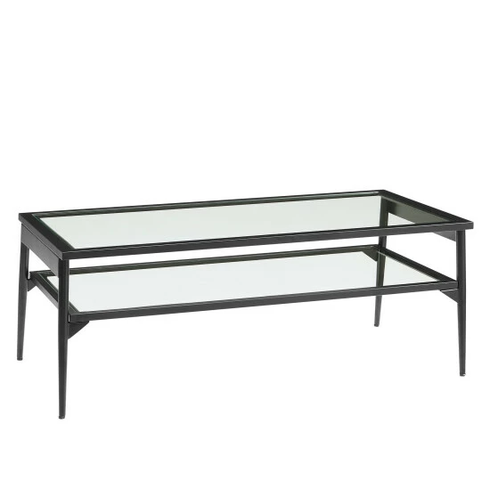 Wholesale ๐ฏ Middlebrook Designs Middlebrook 42-inch Metal And Glass Two-Tier Coffee Table Black ๐ฏ 6 Wholesale ๐ฏ Middlebrook Designs Middlebrook 42-inch Metal And Glass Two-Tier Coffee Table Black ๐ฏ - Image 4