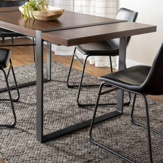Promo 🥰 Middlebrook Designs Middlebrook 5-piece Urban Blend Industrial Dining Set Driftwood 🧨 7 Promo 🥰 Middlebrook Designs Middlebrook 5-piece Urban Blend Industrial Dining Set Driftwood 🧨 - Image 5