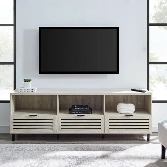 Brand new 😉 Middlebrook Designs Middlebrook Hilla 70-inch Modern Storage TV Console Dark Walnut 🎁 4 Brand new 😉 Middlebrook Designs Middlebrook Hilla 70-inch Modern Storage TV Console Dark Walnut 🎁 - Image 2