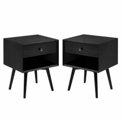 Discount ✨ Middlebrook Designs Middlebrook Mid-Century Solid Wood 1-Drawer Nightstand, Set Of 2 Black 👍 12 Discount ✨ Middlebrook Designs Middlebrook Mid-Century Solid Wood 1-Drawer Nightstand, Set Of 2 Black 👍 -Middlebrook Sales unnamed file 258