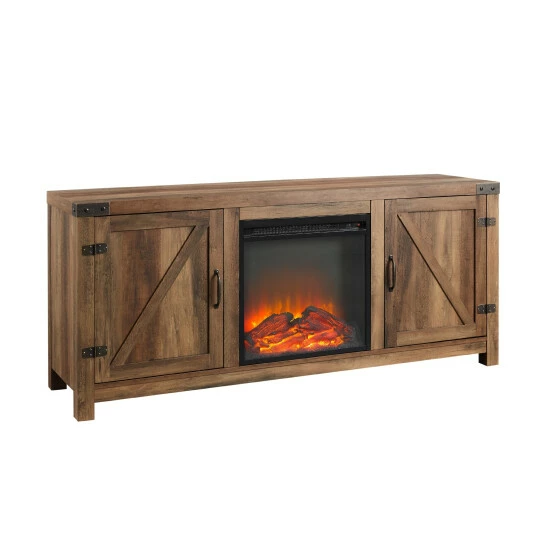 Budget ❤️ Middlebrook Designs Middlebrook Firebranch 58-inch Barn Door Fireplace TV Console 🥰 8 Budget ❤️ Middlebrook Designs Middlebrook Firebranch 58-inch Barn Door Fireplace TV Console 🥰 - Image 6