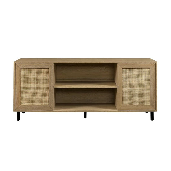 Wholesale ๐ Middlebrook Designs Boho Rattan-Door TV Stand Coastal Oak ๐ฅ 7 Wholesale ๐ Middlebrook Designs Boho Rattan-Door TV Stand Coastal Oak ๐ฅ - Image 5