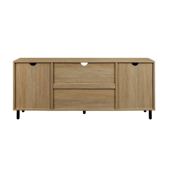 Wholesale ๐ Middlebrook Designs Boho Rattan-Door TV Stand Coastal Oak ๐ฅ 9 Wholesale ๐ Middlebrook Designs Boho Rattan-Door TV Stand Coastal Oak ๐ฅ - Image 7