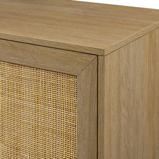 Wholesale ๐ Middlebrook Designs Boho Rattan-Door TV Stand Coastal Oak ๐ฅ 10 Wholesale ๐ Middlebrook Designs Boho Rattan-Door TV Stand Coastal Oak ๐ฅ - Image 8