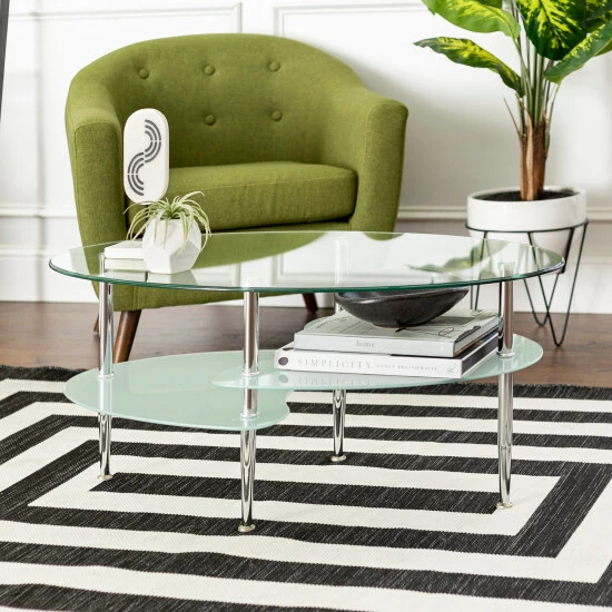 New ๐คฉ Middlebrook Designs Middlebrook Toston Modern Frosted Glass 38" Coffee Table ๐งจ 3 New ๐คฉ Middlebrook Designs Middlebrook Toston Modern Frosted Glass 38" Coffee Table ๐งจ