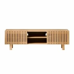 Flash Sale โญ Middlebrook Designs Middlebrook Modern Grooved-Door Solid Wood TV Stand โ