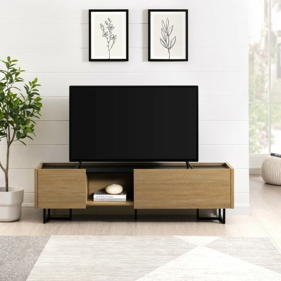 Outlet ๐ฅ Middlebrook Designs Middlebrook Contemporary Low-Profile TV Stand Dark Walnut ๐ 3 Outlet ๐ฅ Middlebrook Designs Middlebrook Contemporary Low-Profile TV Stand Dark Walnut ๐