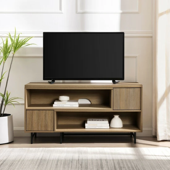 Coupon ๐ฏ Middlebrook Designs Middlebrook Fluted-Door Expandable TV Stand Dark Walnut/gold ๐ 3 Coupon ๐ฏ Middlebrook Designs Middlebrook Fluted-Door Expandable TV Stand Dark Walnut/gold ๐