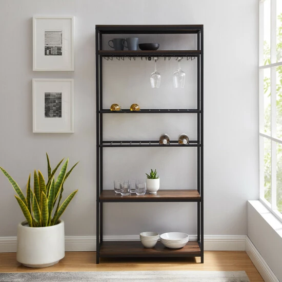 Top 10 โค๏ธ Middlebrook Designs Middlebrook Bottle And Stemware Storage Rack Dark Walnut ๐ 4 Top 10 โค๏ธ Middlebrook Designs Middlebrook Bottle And Stemware Storage Rack Dark Walnut ๐ - Image 2