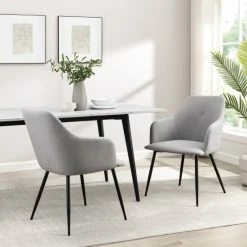 Outlet 👏 Middlebrook Designs Middlebrook Modern Woven Fabric Dining Chairs Indigo Blue 🔔 -Middlebrook Sales unnamed file 2785