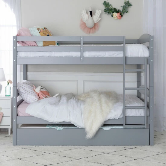 Cheapest ๐ Middlebrook Designs Middlebrook Solid Wood Twin Size Bunk Bed With Trundle Off White โ๏ธ 3 Cheapest ๐ Middlebrook Designs Middlebrook Solid Wood Twin Size Bunk Bed With Trundle Off White โ๏ธ