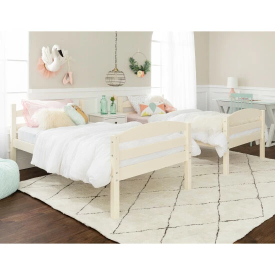 Cheapest ๐ Middlebrook Designs Middlebrook Solid Wood Twin Size Bunk Bed With Trundle Off White โ๏ธ 6 Cheapest ๐ Middlebrook Designs Middlebrook Solid Wood Twin Size Bunk Bed With Trundle Off White โ๏ธ - Image 4