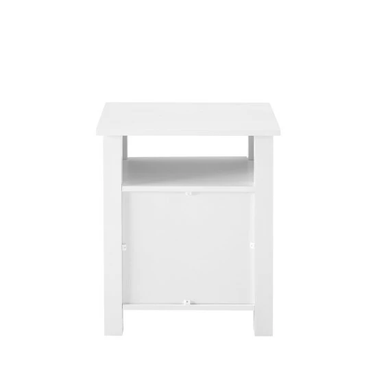 Best Sale ๐ Middlebrook Designs Middlebrook Windowpane-Glass Door Side Table Solid White ๐ 9 Best Sale ๐ Middlebrook Designs Middlebrook Windowpane-Glass Door Side Table Solid White ๐ - Image 7