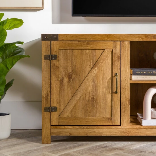 Promo 😍 Middlebrook Designs Middlebrook Firebranch 58-inch Barn Door TV Console Barnwood 🌟 7 Promo 😍 Middlebrook Designs Middlebrook Firebranch 58-inch Barn Door TV Console Barnwood 🌟 - Image 5