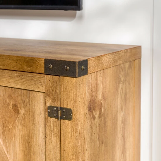 Promo 😍 Middlebrook Designs Middlebrook Firebranch 58-inch Barn Door TV Console Barnwood 🌟 9 Promo 😍 Middlebrook Designs Middlebrook Firebranch 58-inch Barn Door TV Console Barnwood 🌟 - Image 7
